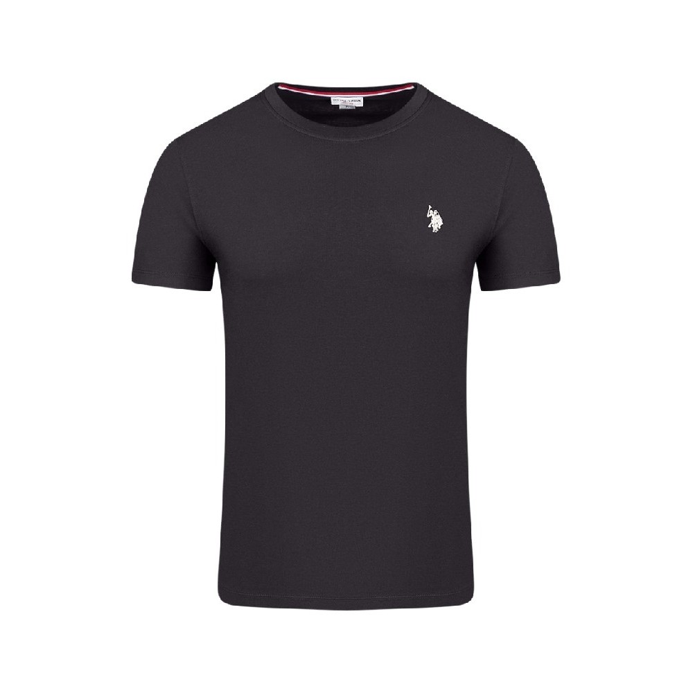 U.S.POLO MICK 000148 EH33 TSHIRT ΜΠΛΟΥΖΑ ΑΝΔΡΙΚΗ BLACK