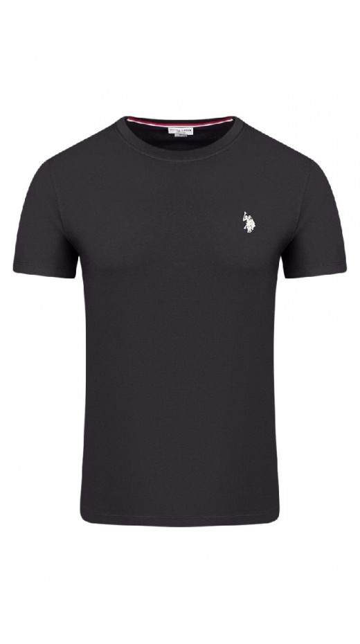 U.S.POLO MICK 000148 EH33 TSHIRT ΜΠΛΟΥΖΑ ΑΝΔΡΙΚΗ BLACK