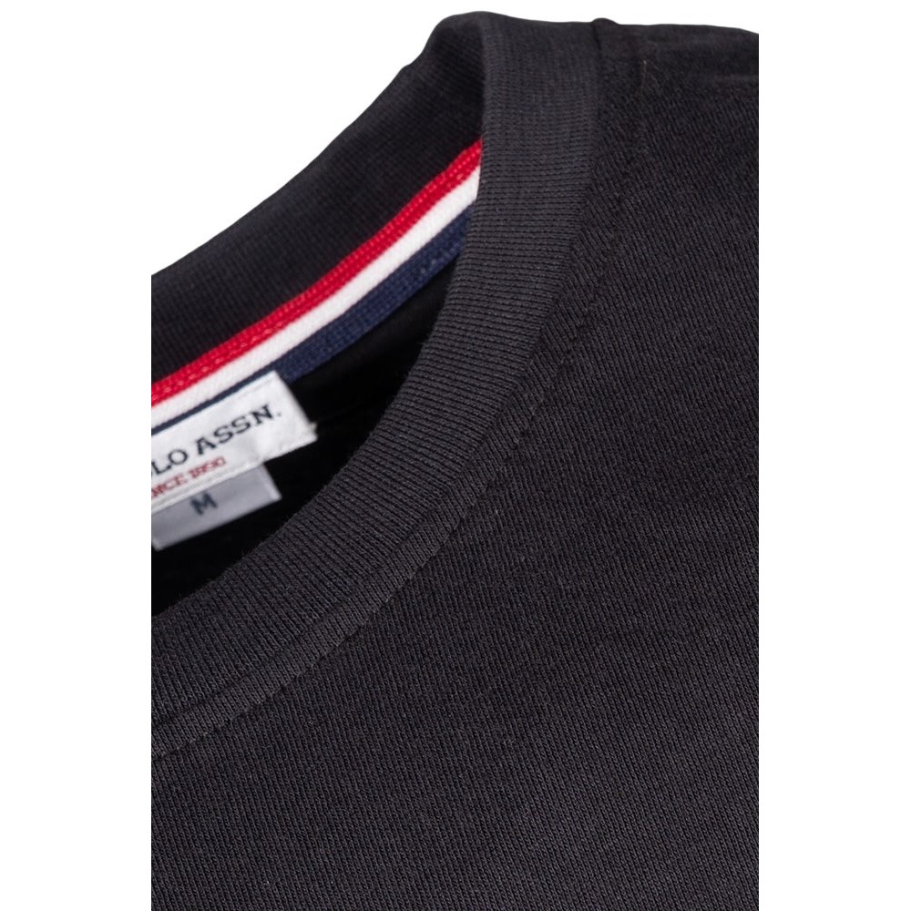 U.S.POLO MICK 000148 EH33 TSHIRT ΜΠΛΟΥΖΑ ΑΝΔΡΙΚΗ BLACK