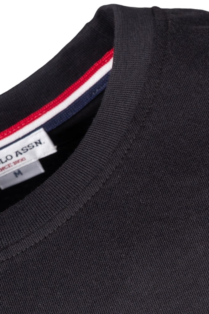 U.S.POLO MICK 000148 EH33 TSHIRT ΜΠΛΟΥΖΑ ΑΝΔΡΙΚΗ BLACK