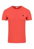 U.S.POLO MICK 000148 EH33 TSHIRT ΜΠΛΟΥΖΑ ΑΝΔΡΙΚΗ ORANGE