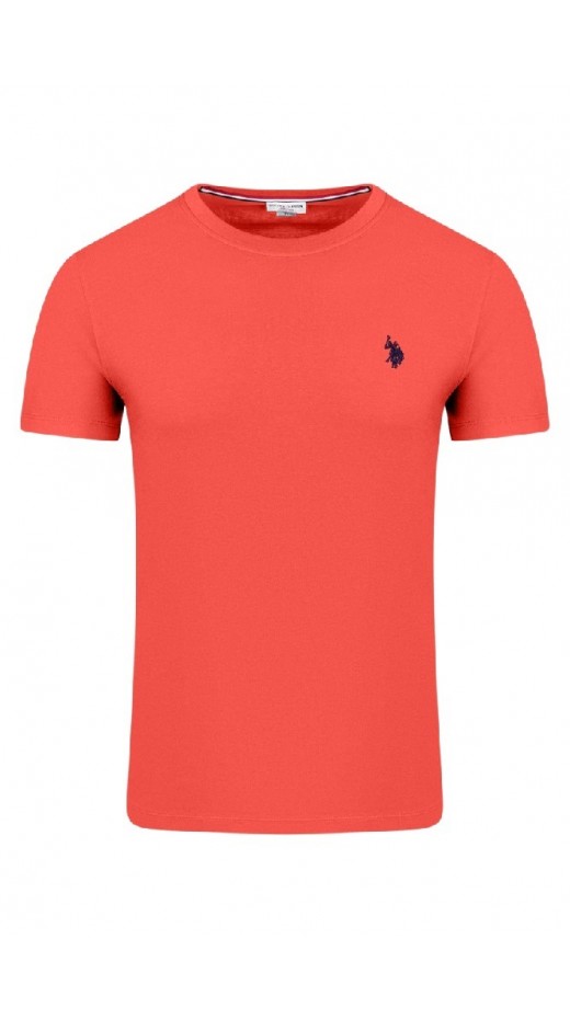 U.S.POLO MICK 000148 EH33 TSHIRT ΜΠΛΟΥΖΑ ΑΝΔΡΙΚΗ ORANGE