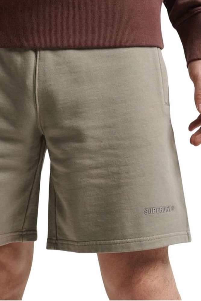 SUPERDRY D2 SDCD CODE ESSENTIAL OVERDYED SHORT ΒΕΡΜΟΥΔΑ ΑΝΔΡΙΚΗ BEIGE