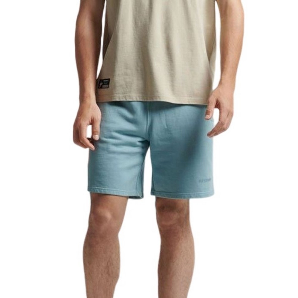 SUPERDRY D2 SDCD CODE ESSENTIAL OVERDYED SHORT ΒΕΡΜΟΥΔΑ ΑΝΔΡΙΚΗ MINT