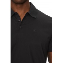 CALVIN KLEIN JEANS SS SMOOTH COTTON SOLID POLO T-SHIRT ΜΠΛΟΥΖΑ ΑΝΔΡΙΚΗ BLACK