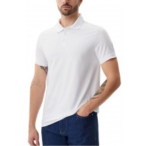 CALVIN KLEIN JEANS SS SMOOTH COTTON SOLID POLO T-SHIRT ΜΠΛΟΥΖΑ ΑΝΔΡΙΚΗ WHITE