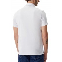 CALVIN KLEIN JEANS SS SMOOTH COTTON SOLID POLO T-SHIRT ΜΠΛΟΥΖΑ ΑΝΔΡΙΚΗ WHITE