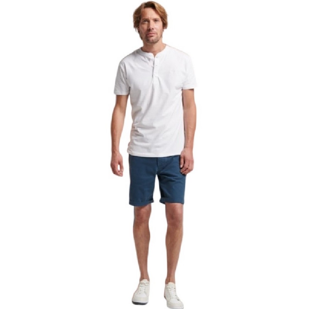 SUPERDRY VINTAGE OFFICER CHINO SHORT ΒΕΡΜΟΥΔΑ ΑΝΔΡΙΚΗ BLUE