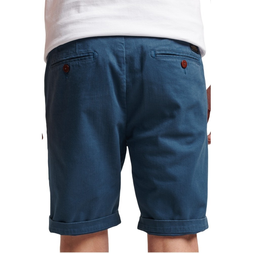 SUPERDRY VINTAGE OFFICER CHINO SHORT ΒΕΡΜΟΥΔΑ ΑΝΔΡΙΚΗ BLUE