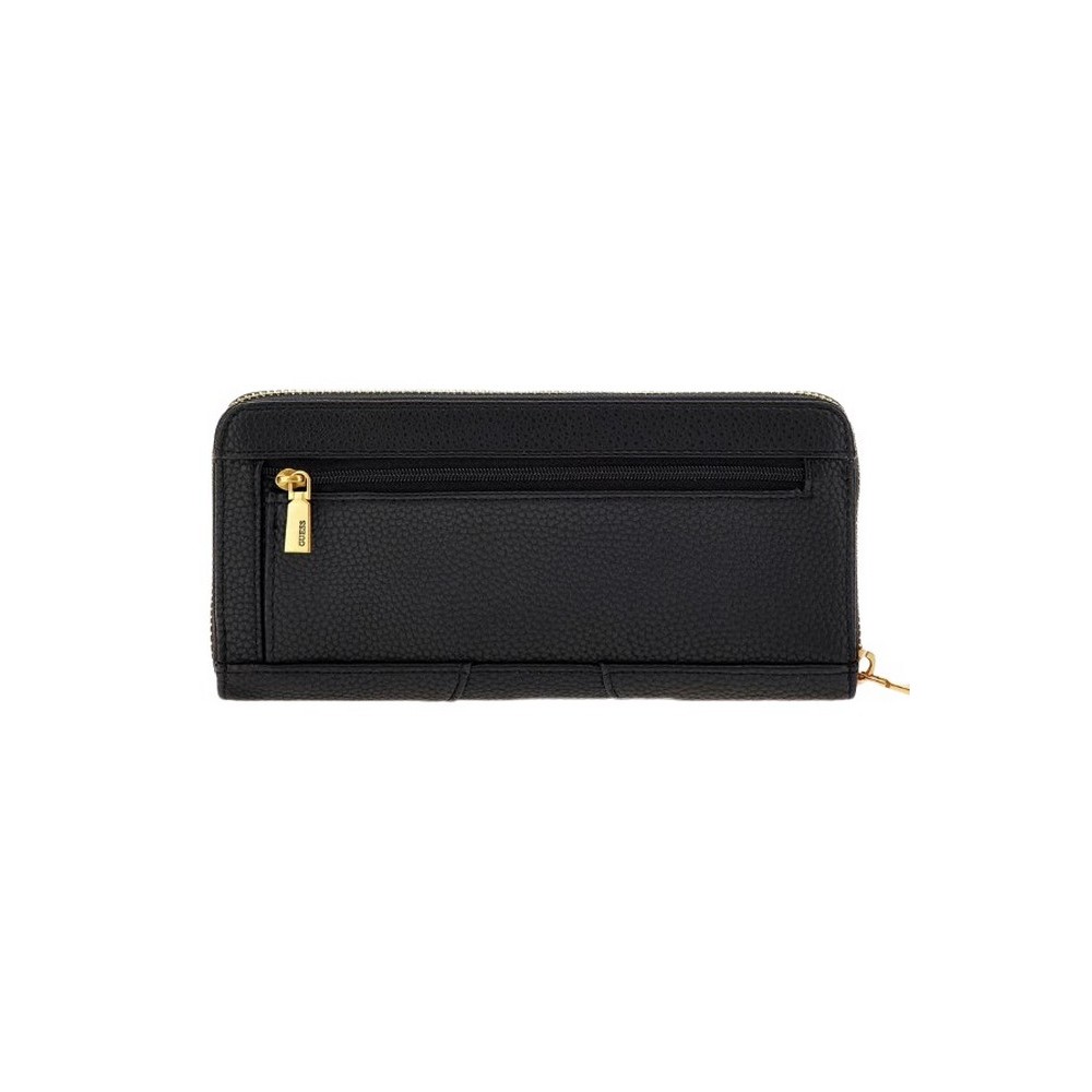 GUESS DIDI SLG LARGE ZIP AROUND ΑΞΕΣΟΥΑΡ  ΠΟΡΤΟΦΟΛΙ ΓΥΝΑΙΚΕΙΟ BLACK