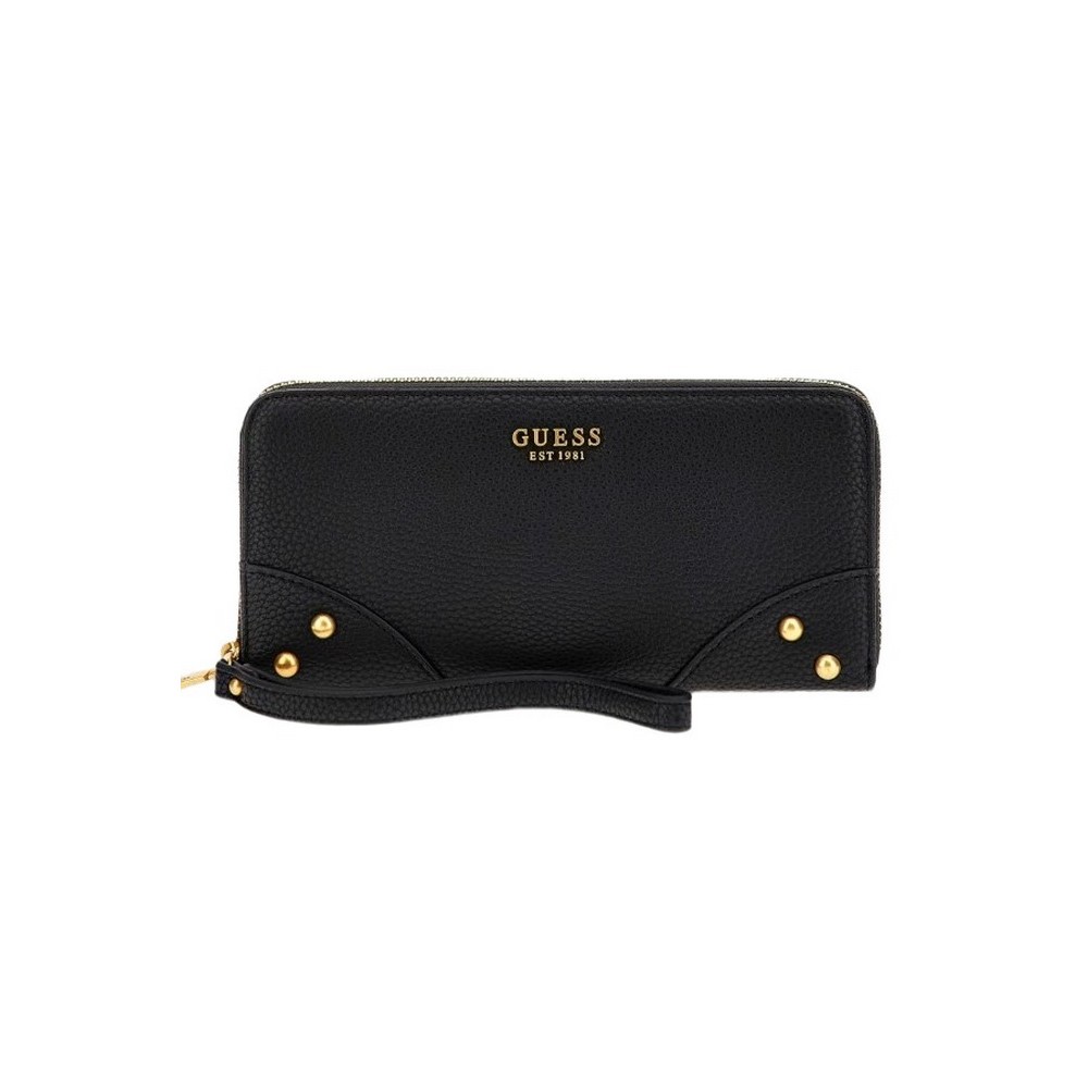 GUESS DIDI SLG LARGE ZIP AROUND ΑΞΕΣΟΥΑΡ  ΠΟΡΤΟΦΟΛΙ ΓΥΝΑΙΚΕΙΟ BLACK