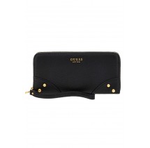 GUESS DIDI SLG LARGE ZIP AROUND ΑΞΕΣΟΥΑΡ  ΠΟΡΤΟΦΟΛΙ ΓΥΝΑΙΚΕΙΟ BLACK
