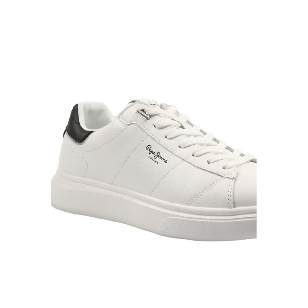 PEPE JEANS EATON BASIC ΠΑΠΟΥΤΣΙ ΑΝΔΡΙΚΟ WHITE