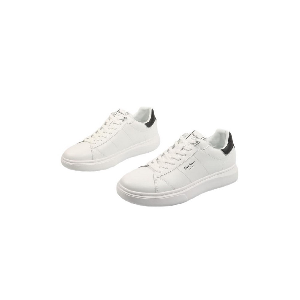 PEPE JEANS EATON BASIC ΠΑΠΟΥΤΣΙ ΑΝΔΡΙΚΟ WHITE