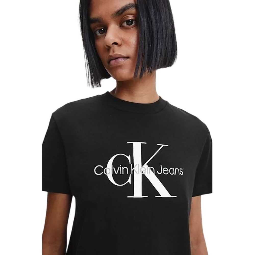 CALVIN KLEIN JEANS CORE MONOGRAM REGULAR T-SHIRT ΓΥΝΑΙΚΕΙΟ BLACK