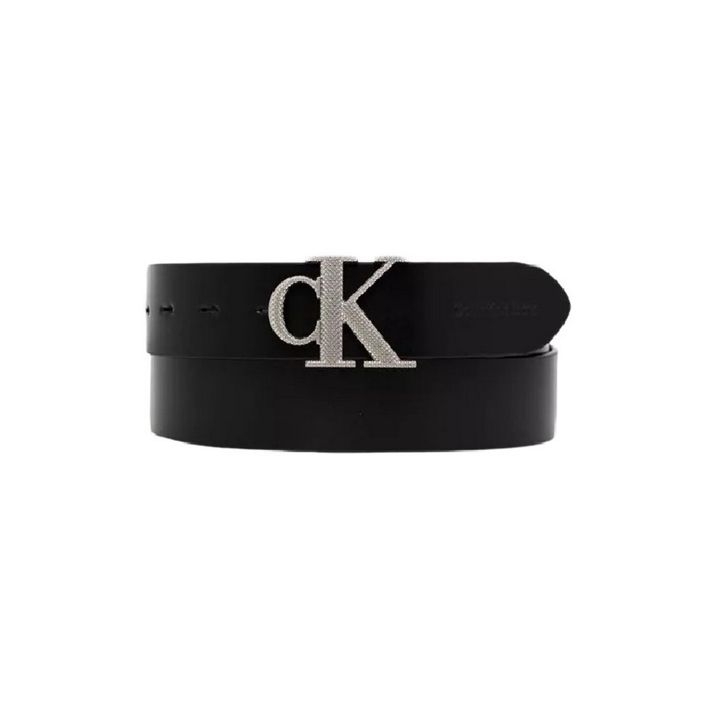 CALVIN KLEIN JEANS ROUND MONO PLAQUE REV BELT 35MM ΖΩΝΗ ΑΝΔΡΙΚΗ BLACK/BROWN