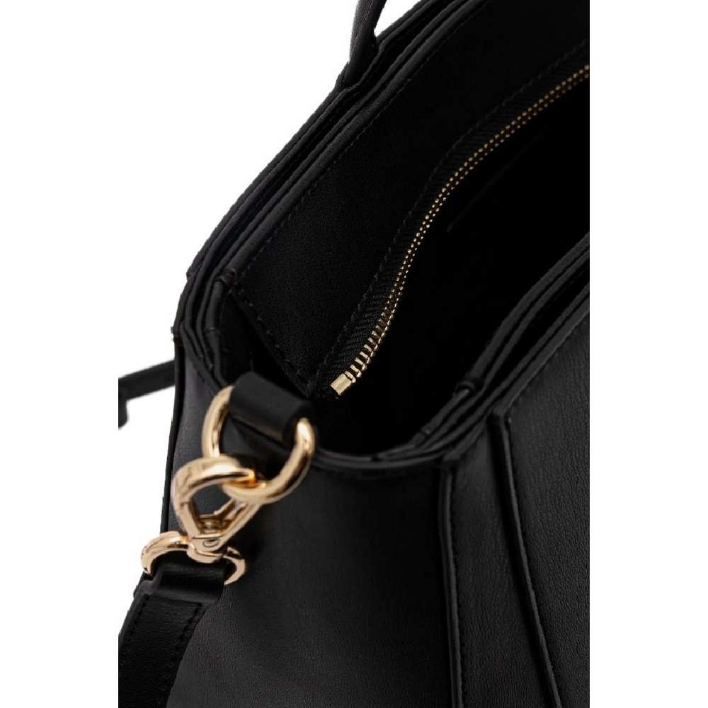 TOMMY HILFIGER  GLAM SATCHEL ΤΣΑΝΤΑ ΓΥΝΑΙΚΕΙΑ BLACK