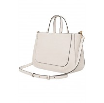 TOMMY HILFIGER  GLAM SATCHEL ΤΣΑΝΤΑ ΓΥΝΑΙΚΕΙΑ ECRU