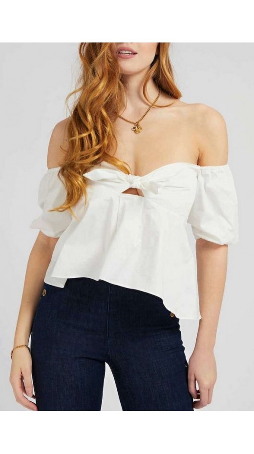 ΜΠΛΟΥΖΑ ΓΥΝΑΙΚΕΙΑ GUESS WHITE