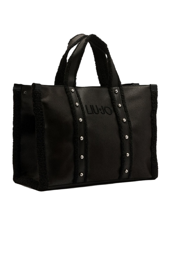 LIU JO SOFT L TOTE 2F5027E0021 ΤΣΑΝΤΑ ΓΥΝΑΙΚΕΙΑ BLACK