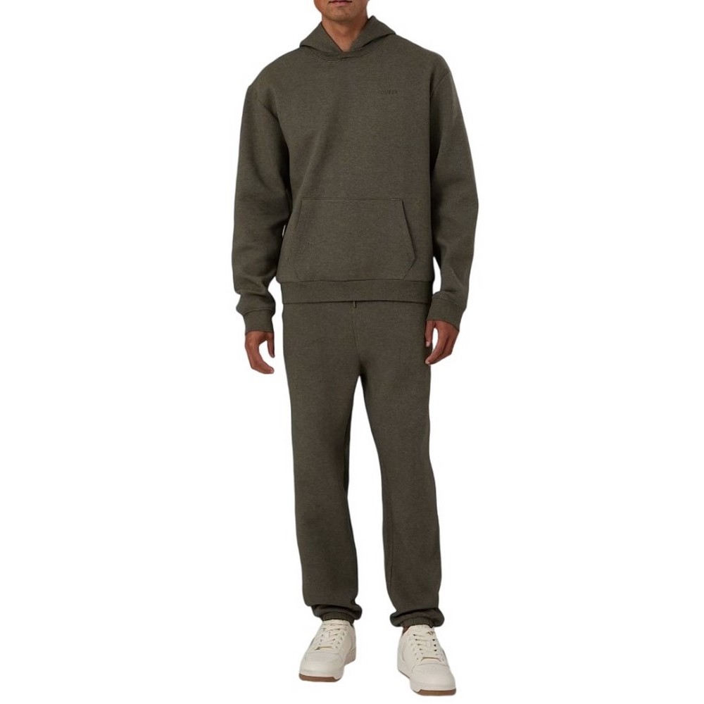 GUESS BAYRON CUFFED JOGGER ΦΟΡΜΑ ΠΑΝΤΕΛΟΝΙ ΑΝΔΡΙΚΟ OLIVE