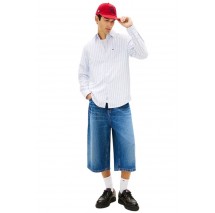 TOMMY JEANS REG STRIPE OXFORD SHIRT EXT ΠΟΥΚΑΜΙΣΟ ΑΝΔΡΙΚΟ CIEL