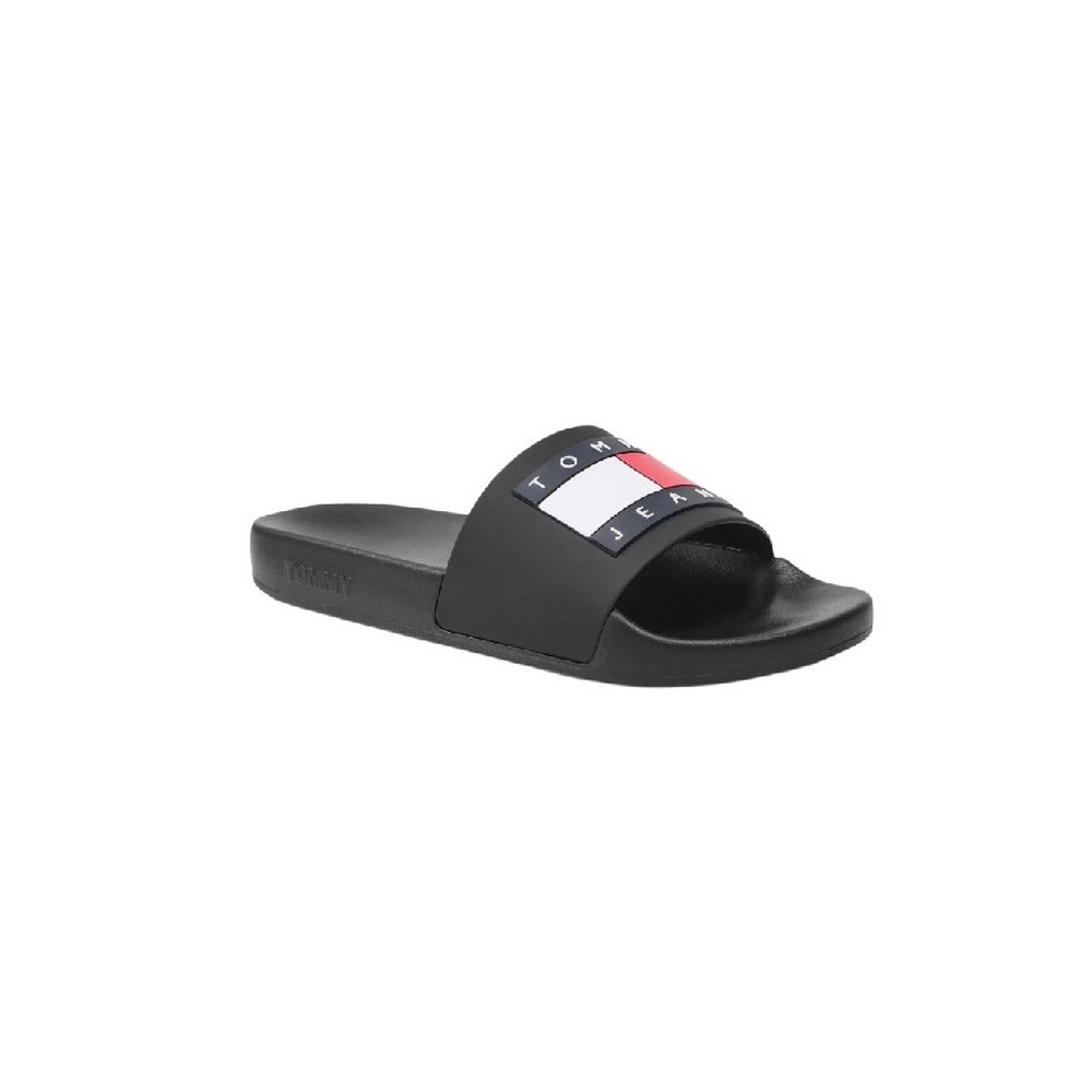 TOMMY JEANS POOL SLIDE ESS ΠΑΝΤΟΦΛΕΣ ΑΝΔΡΙΚΕΣ BLACK