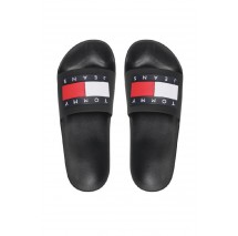 TOMMY JEANS POOL SLIDE ESS ΠΑΝΤΟΦΛΕΣ ΑΝΔΡΙΚΕΣ BLACK