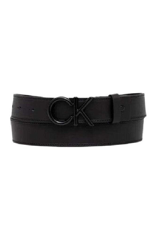 CALVIN KLEIN JEANS ADJ CK METAL BOMBE BLACK 35MM ΖΩΝΗ ΑΝΔΡΙΚΗ BLACK
