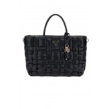 GUESS MARION SATCHEL ΤΣΑΝΤΑ ΓΥΝΑΙΚΕΙΑ BLACK