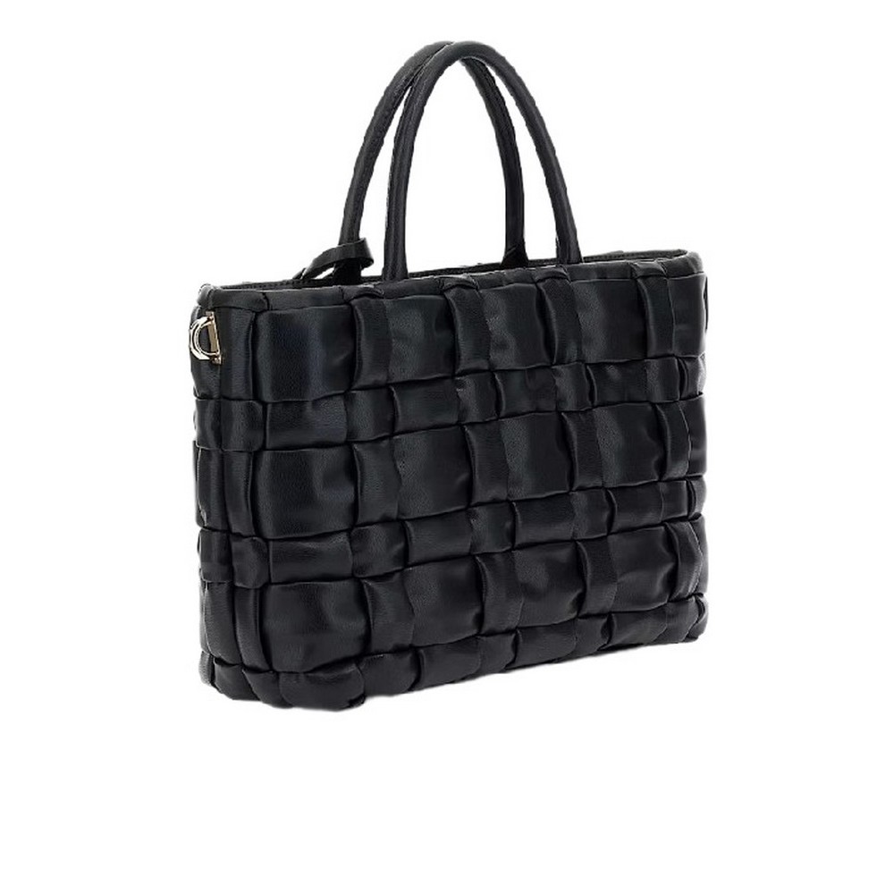 GUESS MARION SATCHEL ΤΣΑΝΤΑ ΓΥΝΑΙΚΕΙΑ BLACK