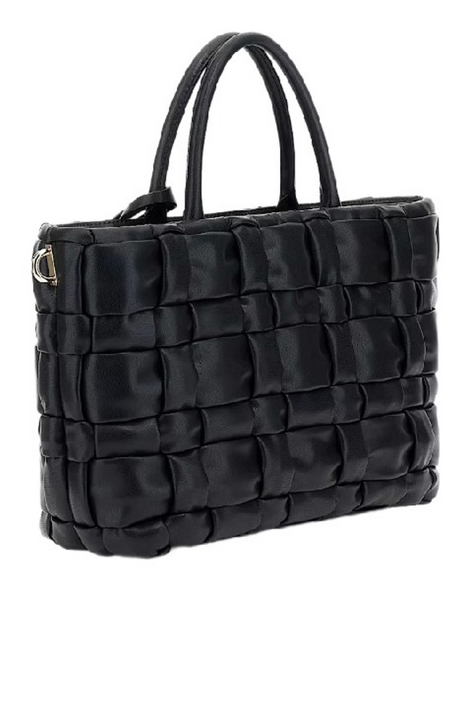 GUESS MARION SATCHEL ΤΣΑΝΤΑ ΓΥΝΑΙΚΕΙΑ BLACK