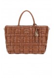 GUESS MARION SATCHEL ΤΣΑΝΤΑ ΓΥΝΑΙΚΕΙΑ COGNAC