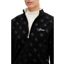 GUESS PAULINA FULL ZIP SWEATSHIRT ΖΑΚΕΤΑ ΦΟΥΤΕΡ ΓΥΝΑΙΚΕΙΑ BLACK