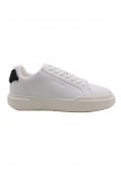 CALVIN KLEIN CHUNKY CUPSOLE LACEUP RUB BT LTH ΠΑΠΟΥΤΣΙ ΑΝΔΡΙΚΟ WHITE/BLACK