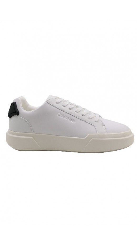 CALVIN KLEIN CHUNKY CUPSOLE LACEUP RUB BT LTH ΠΑΠΟΥΤΣΙ ΑΝΔΡΙΚΟ WHITE/BLACK