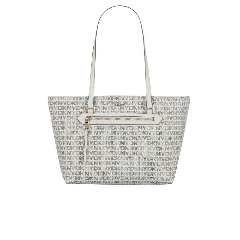 DKNY BRYANT AVE TOTE HANDBAG ΤΣΑΝΤΑ ΓΥΝΑΙΚΕΙΑ WHITE