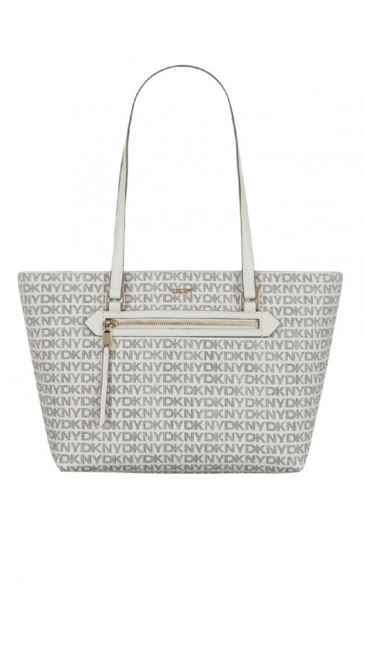 DKNY BRYANT AVE TOTE HANDBAG ΤΣΑΝΤΑ ΓΥΝΑΙΚΕΙΑ WHITE