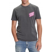 TOMMY JEANS REG NOVELTY FAIR TEE EXT T-SHIRT ΜΠΛΟΥΖΑ ΑΝΔΡΙΚΗ BLACK/PINK