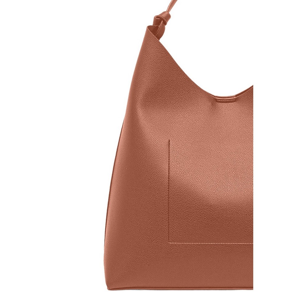 DKNY PAULA HOBOS HANDBAG R54CAO07 ΤΣΑΝΤΑ ΓΥΝΑΙΚΕΙΑ TAUPE