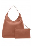 DKNY PAULA HOBOS HANDBAG R54CAO07 ΤΣΑΝΤΑ ΓΥΝΑΙΚΕΙΑ TAUPE