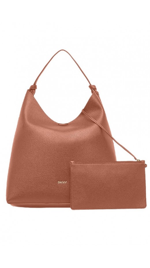 DKNY PAULA HOBOS HANDBAG R54CAO07 ΤΣΑΝΤΑ ΓΥΝΑΙΚΕΙΑ TAUPE