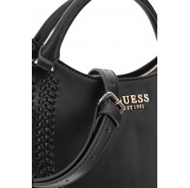 GUESS TATUM SATCHEL ΤΣΑΝΤΑ ΓΥΝΑΙΚΕΙΑ BLACK