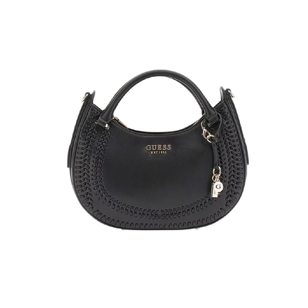 GUESS TATUM SATCHEL ΤΣΑΝΤΑ ΓΥΝΑΙΚΕΙΑ BLACK