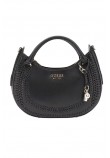 GUESS TATUM SATCHEL ΤΣΑΝΤΑ ΓΥΝΑΙΚΕΙΑ BLACK