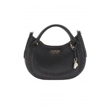 GUESS TATUM SATCHEL ΤΣΑΝΤΑ ΓΥΝΑΙΚΕΙΑ BLACK