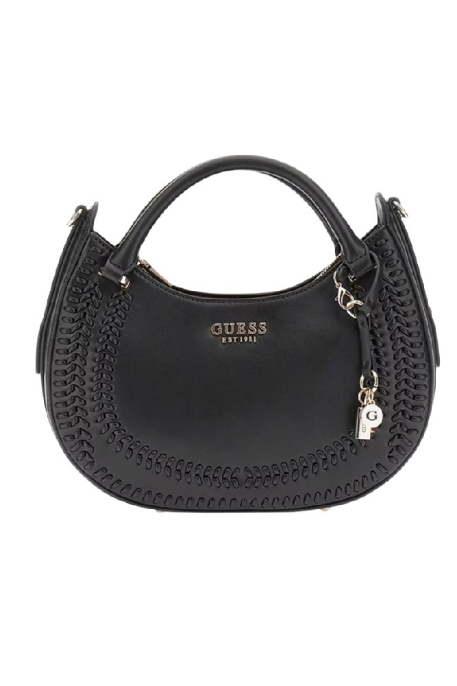 GUESS TATUM SATCHEL ΤΣΑΝΤΑ ΓΥΝΑΙΚΕΙΑ BLACK