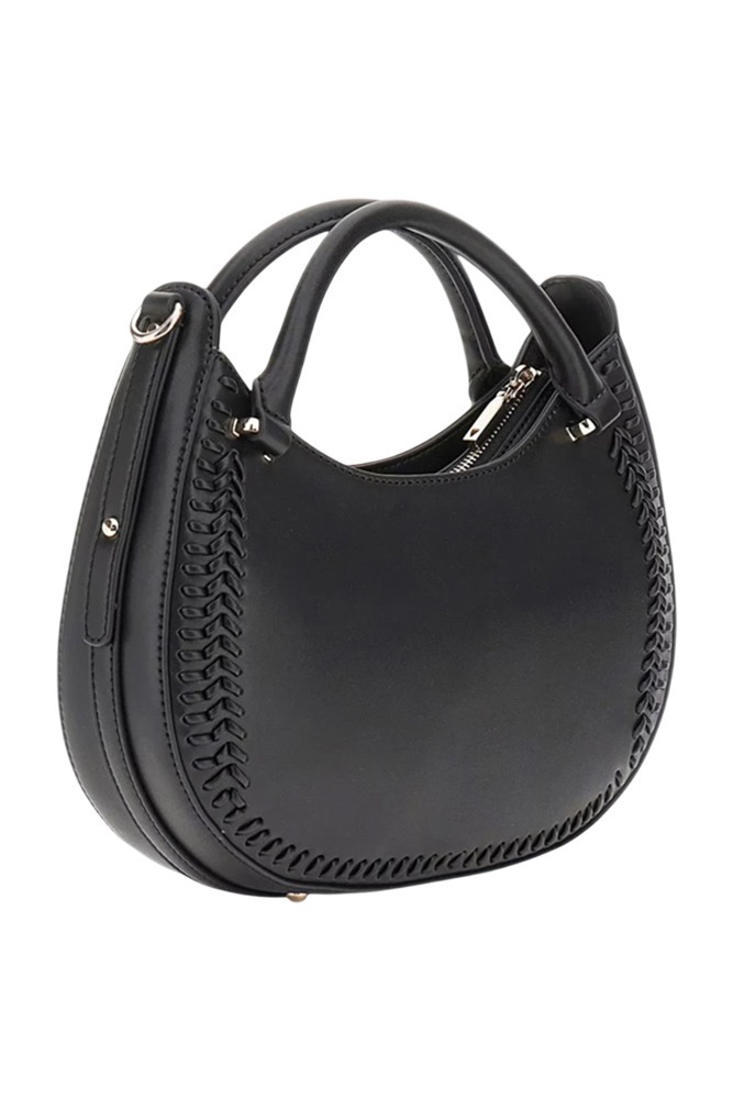 GUESS TATUM SATCHEL ΤΣΑΝΤΑ ΓΥΝΑΙΚΕΙΑ BLACK