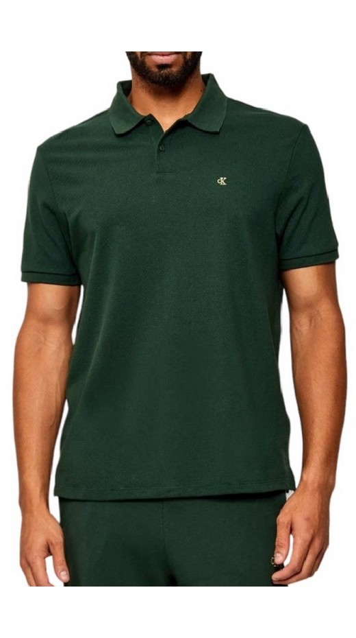 CALVIN KLEIN JEANS CASUAL PIQUE CLASSIC POLO T-SHIRT ΜΠΛΟΥΖΑ ΑΝΔΡΙΚΗ MINT