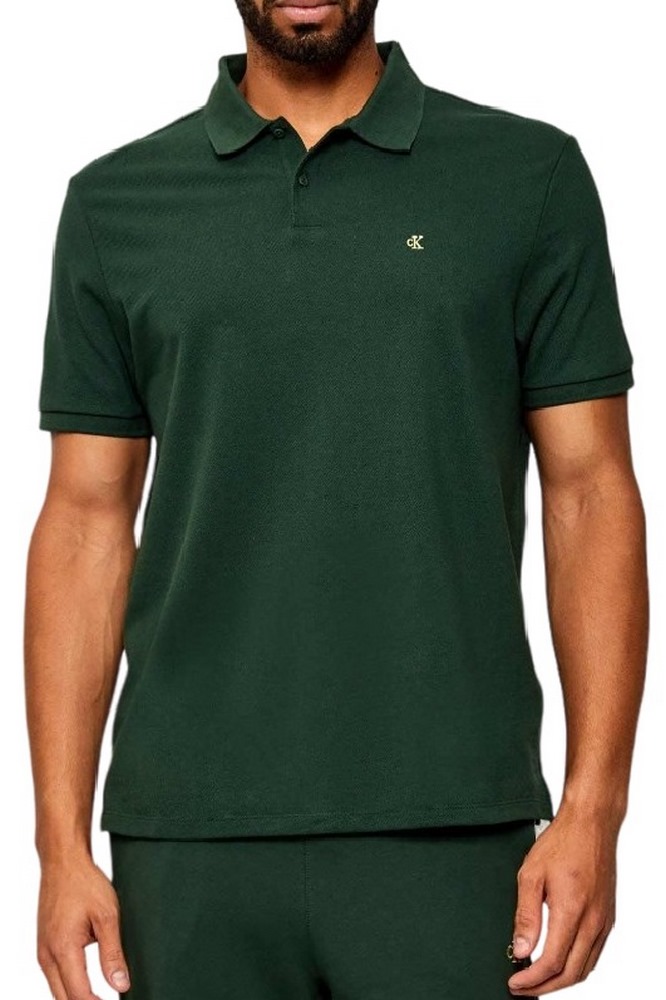 CALVIN KLEIN JEANS CASUAL PIQUE CLASSIC POLO T-SHIRT ΜΠΛΟΥΖΑ ΑΝΔΡΙΚΗ MINT